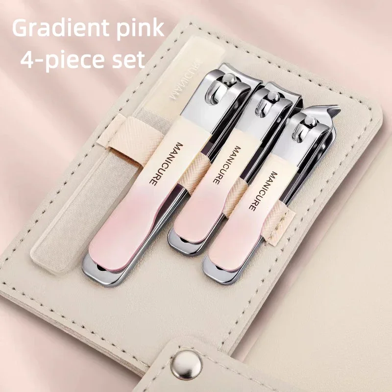 4 Pcs Men/Women Nail Clippers  - Mens Grooming Travel Kit ulasan dan harga
