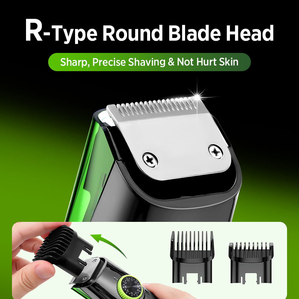 Cordless Men Beard Trimmer Rec - Men'S Grooming Vacuum ulasan dan harga