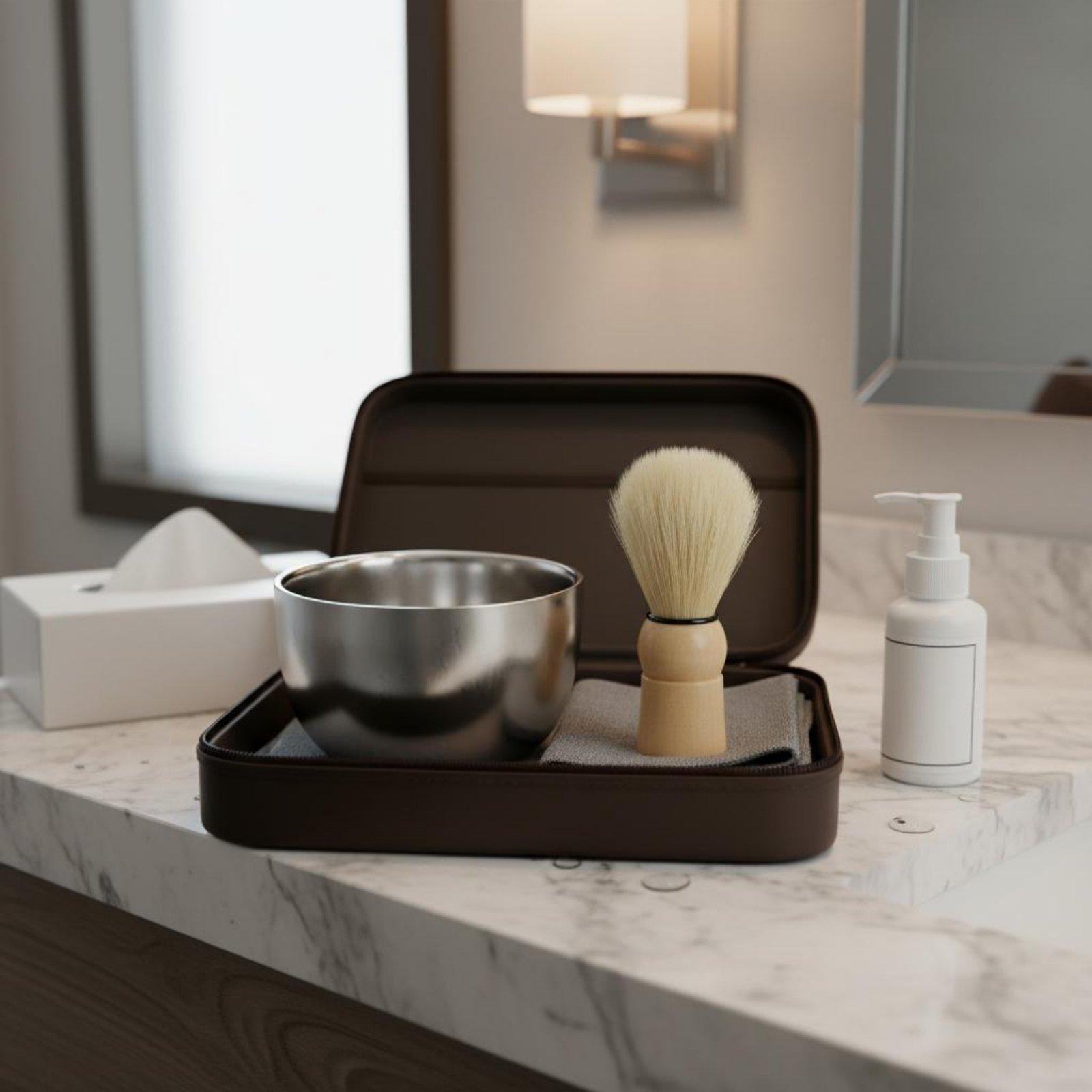 Metal Shaving Foam Bowl for Me - Men Grooming Home ulasan dan harga